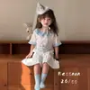 Pijama de Verano para Padres e Hijos Clase a Pijama de Algodón Modal Pijama de Algodón Ropa para el Hogar
