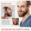 Rolo Facial para Cuidado da Barba Lua Leste Transfronteiriço Nutre Pente de Barba Raízes da Barba Hidrata e Ilumina Homens
