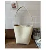 Bolso Cruzado Coreano de Lujo Ligero de Nicho con Textura de Lichi de Hombro Único Grande Estilo Perezoso Versátil Casual para el Trabajo Bolso Cubo