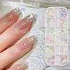 Acessórios para Nail Art Resina Mista Tendência Fundo Plano Irregular Mini Pequeno Acrílico Nail Art Decorações de Strass Acessórios