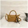 Bolsa de ombro transversal de palha trançada artesanal transfronteiriça, bolsa de bolinho, moda nova, simples, feminina, bolsa Longchamp, bolsa trançada
