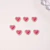 Joyería de Joyería para Uñas Estilo Ins Cuadros Corazón Estéreo Resina Estéreo Accesorios para Uñas Portátiles Pendientes Pasador Piezas DIY