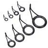 6 # -30 # Anillas Guía de Cerámica y Acero de Alto Carbono a Granel, Guías de Hilo, Accesorios para Cañas de Pescar, Weihai