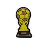 Série Futebol Flor de Sapato Charme Fivela de Sapato Acessórios para Sapato Faça Você Mesmo Acessórios Decorativos para Sapato Fivela Decorativa para Sapato PVC Cola Macia