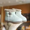 Botas Casuais de Algodão para Crianças 2026 Inverno Sapatos de Algodão com Forro de Lã Botas Curtas Sola Macia Sapatos para Bebê Andar Botas de Menina Sapatos de Princesa