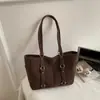 Bolsa de Grande Capacidade para Mulheres no Outono, Versátil 2025 Nova Moda Bolsa de Ombro Único Transversal, Bolsa de Mão Texturizada para o Dia a Dia