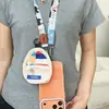 Porta-moedas com Alça Larga Lanyard para Celular Corda Trançada Destacável Alça Transversal para Homens e Mulheres Alça para Caminhada ao Ar Livre Tendência