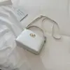 Bolsa pequena estilo Chanel com padrão de losangos, grande capacidade, de ombro único, transversal, bolsa feminina da moda, bolsa de celular de outono, bolsa de novo estilo 2026