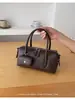 Bolso Boston Almohada de Lujo Ligero para Mujer, Nuevo Bolso de Hombro Cruzado de Moda, Bolso de Mano Simple Estilo Bowling