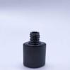 8ml novo esmalte frasco plástico plano com plugue interno à prova de vazamento pincel pe preto escuro vendas diretas de fábrica