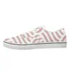Zapatos Casuales Unisex de Lona de Caña Baja Transfronterizos, Personalizables, Transpirables y Cómodos, Blancos, para Salidas de Verano