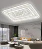 6 Lámparas de Techo Nuevas, Simples y Atmosféricas para Sala de Estar, Dormitorio, Protección Ocular, Paquete para Toda la Casa, Atenuación de Tres Colores, Luz Súper Brillante, Lámpara de Hierro de Bajo Consumo