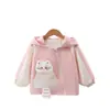 Abrigo para Niña Primavera y Otoño 2026 Nuevo Modelo Niña Pequeña Bebé Otoño Sudadera con Capucha Manga Larga Parte Superior Ropa de Otoño para Niños