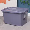 Caixa de Armazenamento Doméstica Grande de Plástico Caixa Espessa Organizador para Estudantes Roupas Roupas Brinquedos Caixa de Armazenamento de Grande Capacidade