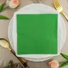 Venda Direta de Fábrica Multicor 33*33cm Papel Toalha Guardanapo Impresso em Cor Única Toalha Quadrada Colorida Papel Colorido Puro