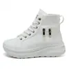 KA6666 Botas de Neve Femininas 2026 Novo Estilo Inverno Com Pelúcia Adicional Botas Martin Sapatos Femininos Botas Curtas Solado Grosso Sapatos de Algodão para Estudantes