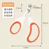 Cortador de unhas para gato com furo redondo, tesoura pequena para unhas de gato de corte cego, cortador de unhas para pet, cortador de unhas para patas de gato