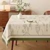 Toalha de Mesa Estilo Americano Retrô, À Prova d'Água e de Óleo, Não Precisa Lavar, Novo Modelo 2025, Toalha para Mesa de Centro de Luxo Leve e Atmosfera de Alto Padrão