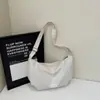 Bolsa Versátil de Gran Capacidad para Viajes Casuales 2026 Nuevo Estilo Coreano Perezoso de Nicho Otoño e Invierno Bolso de Hombro Cruzado
