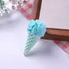 Pompons Coloridos de 2,5cm, Bolas Florais de Renda Coloridas, Bolas de Rede Elástica, Acessórios de Cabelo DIY, Acessórios de Roupa