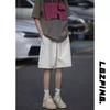 Pantalones cortos casuales de estilo japonés para hombre, de marca de moda de gran tamaño, estilo americano, funcionales, retro, para verano