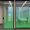 Película Electrostática para Vidrio de Color Degradado Mate UV de Gama Alta Anti-Mirada Partición de Oficina Bloqueadora de Luz Pegatina Antiestática