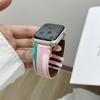 Correa de Reloj de Mezclilla Pintada a Mano de Colores Adecuada para Applewatch iWatch 12ª Generación 11/10