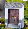 Musgo micro paisagem criativa planta verde zakka resina azulejo de tijolo verde Portão (fechamento de porta) ornamentos decorativos