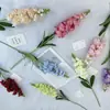 Producto Nuevo Transfronterizo Flor Artificial Violeta Arreglo Floral para Salón de Bodas Arreglo Floral con Adornos para Sala de Estar del Hogar Flores Artificiales Falsas