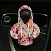 Nova Capa de Câmbio de Carro com Estampa Floral de Primavera, Capa com Capuz para Alavanca de Câmbio de Interior de Carro