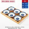 Pratos de Condimentos Japoneses de 6 Peças Pratos de Jantar para Casa Pratos de Degustação Pratos de Osso Louça Criativa de Cerâmica Pratos para Acompanhamentos Pratos Pequenos