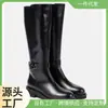 Botas Planas Talla Botas de Mujer Talla 4732 Negras Adulto Botas Martin Pedir Europa y los Estados Unidos