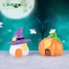 Figuritas de suculentas en miniatura, linternas de calabaza nuevas y lindas, llaveros creativos con temática de fantasmas y vampiros, decoraciones de Halloween
