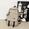 Mochila Transfronteriza Nueva Mochila Simple de Moda para Exteriores Mochila para Estudiantes de Secundaria y Preparatoria de Gran Capacidad para Hombres