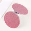 Espejo pequeño transfronterizo portátil mini para niñas redondo portátil espejo de maquillaje niños estudiantes espejo de maquillaje espejo plegable mayoreo