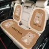Cojín para Asiento de Coche, Universal para Todas las Estaciones, Cojín de Seda Helada de Gama Alta para Asiento de Coche de Verano para Mujeres, Ventilado y Transpirable, Cojín para Asiento Trasero de Coche