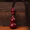 Venda Direta da Fábrica Pingente de Cabacinha da Paz Cinnabar para Homens e Mulheres Ano do Zodíaco Areia Dourada Roxa Pingente de Sorte e Prosperidade Colar Atacado