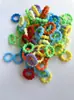 Elásticos Coloridos de Alta Elasticidade com Dopamina Específicos para Bebês, Várias Cores Disponíveis, Elásticos de Cabelo em Nó de Bambu Não Danificam, Pequenos Elásticos de Cabelo