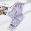 Pantalones Finos de Seda de Hielo de Secado Rápido para Mujer 2025 Nuevos para Exteriores Ligeros Transpirables de Secado Rápido Protección Solar Pantalones Deportivos Casuales