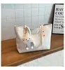 Bolso de Hombro Casual con Estampado Lindo, de Moda y de Alta Gama, con Gran Capacidad para el Trayecto Diario, Bolso Tote Versátil para Debajo del Brazo para Mujer, Diseño Simple