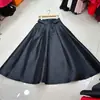 Falda Tutú de Lujo Ligero de Gama Alta Europea y Americana, Falda Extendida, Falda Larga de Media Falda con Dobladillo Ancho Empalmado de Nuevo Estilo, Falda Larga Europea y Americana