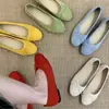 Encuentro Primerizo Temporada Bailarinas Suaves 2026 Primavera Dulce Francesa Hada Dulce Lazo Punta Redonda Zapatos Planos Bajos