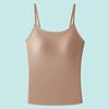 Camisola para Mujer con Almohadillas de Sujetador Incorporadas, No Necesita Usar Sujetador, Adecuada para Usar en Capas o Sola, Estilo Delgado de Verano con Hermoso Diseño en la Espalda