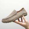 2025 Sapatos Masculinos de Verão ao Vivo Versáteis Transfronteiriços Tamanho Grande Mocassins Moda Slip-On Sapatos Preguiçosos Feitos à Mão Pequenos Sapatos de Couro