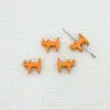 Aleación Dibujo Animado Gatito Perla Macarrón Gatito Accesorios con Perlas Joyería Hecha a Mano DIY Colgante para Bolsos Pulsera Material