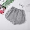 Shorts esportivos de cintura alta soltos de verão para mulheres, shorts curtos de perna larga para corrida, yoga, moda casual, calças de pijama para casa, calças de praia