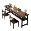 Mesa Dupla para Estudantes, Mesa Moderna para Casa, Mesa Simples para Quarto Alugado, Mesa de Computador, Mesa Longa Estreita Montada na Parede