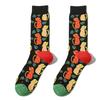 Calcetines de tubo de dibujos animados de animales para mujer, calcetines de animación de pájaro y mono para hombre, calcetines al por mayor para mujer, calcetines de moda para hombre, calcetines de fabricantes de comercio exterior para Instagram