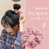 Cuerda para el Cabello de Seda Marrón de Gama Alta para Mujer, Anillo de Intestino para Atar el Cabello, Cubierta de Cuero de Aspecto Caro, Elegante, Accesorios para el Cabello de Intestino, Goma Elástica