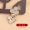 Hebilla Hanfu Botones Metálicos Cheongsam Botones Hechos en Song Hechos en Ming Hebilla Antigua Hebilla Dorada Plateada Botones de Cuello de Abrigo Antiguo